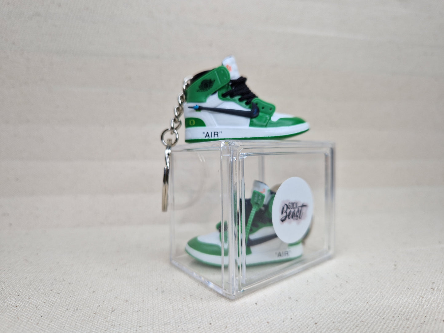 AJ1 X Off-White Mini Key Chain - Green