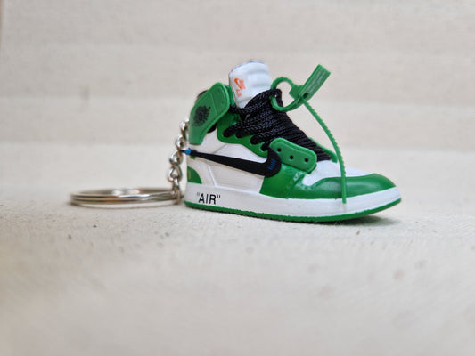 AJ1 X Off-White Mini Key Chain - Green
